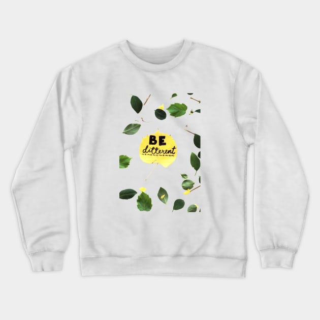 Yellow leaf Crewneck Sweatshirt by DarkoRikalo86